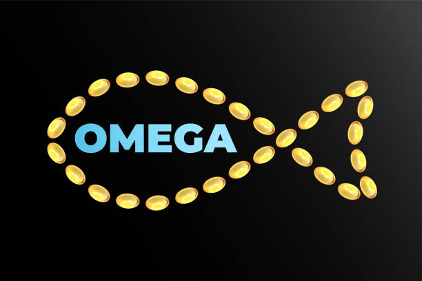 illustrazioni stock, clip art, cartoni animati e icone di tendenza di sfondo omega 3. pillole di gel - omega 3 white background medicine cod liver oil