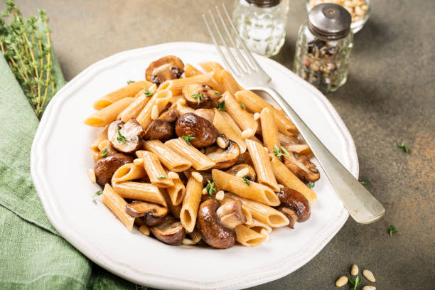 istock Homemade whole grain pasta penne 1069103706