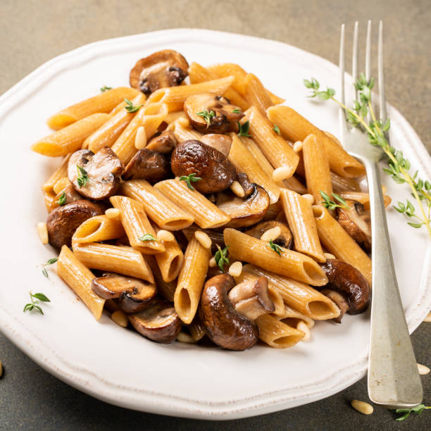 istock Homemade whole grain pasta penne 1069103712