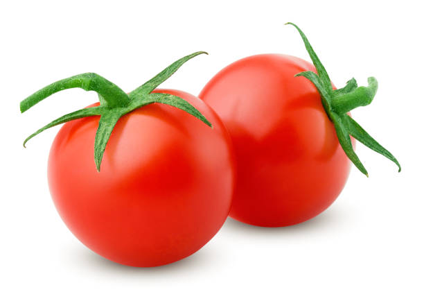 istock tomato cherry isolated on white background, clipping path, full depth of field 1069106350