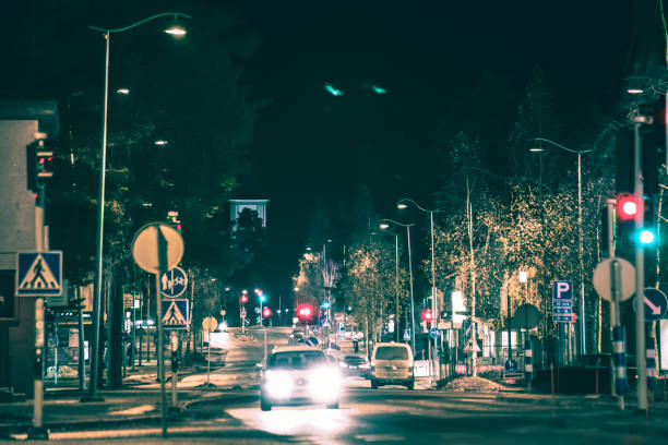 Street view from Sotkamo, Finland.