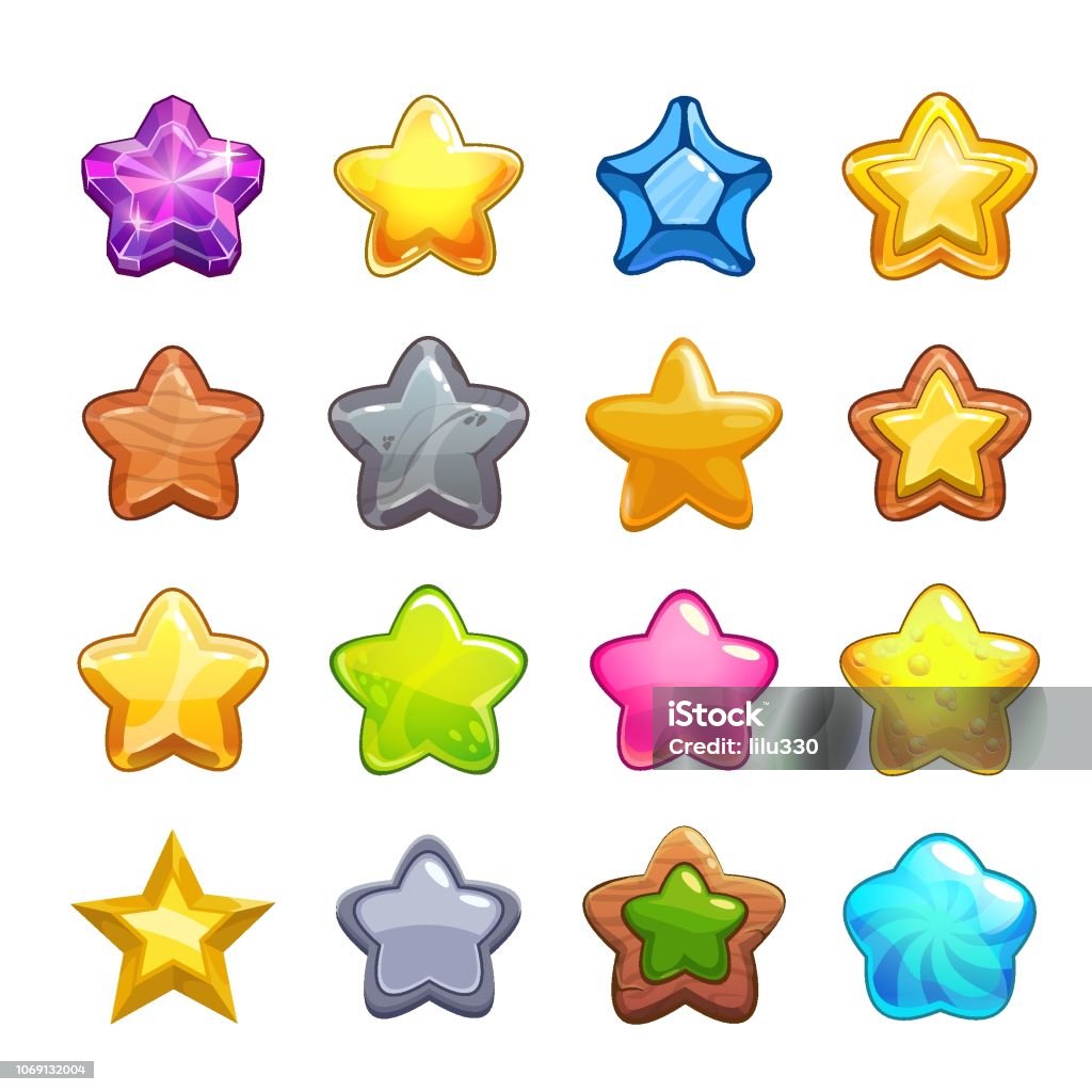 Ilustración de Conjunto De Iconos De Estrellas De Colores De Dibujos Animados y más Vectores Libres de Derechos de Forma de Estrella - iStock Ilustración de Conjunto De Iconos De Estrellas De Colores De Dibujos Animados y más Vectores Libres de Derechos de Forma de Estrella - iStock