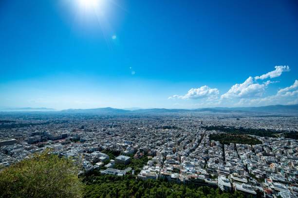 istock Athens in Greece, Mount Lycabettus 1069134394