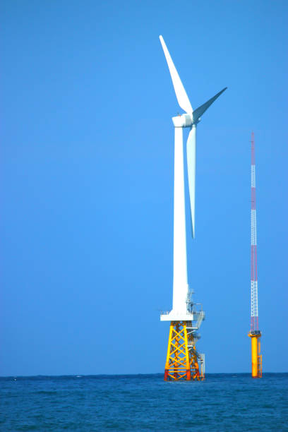 istock Wind turbine, sea, sky, landscape 1069137034