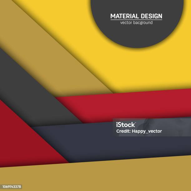 Vector Material Design Background Abstract Creative Concept Layout ...