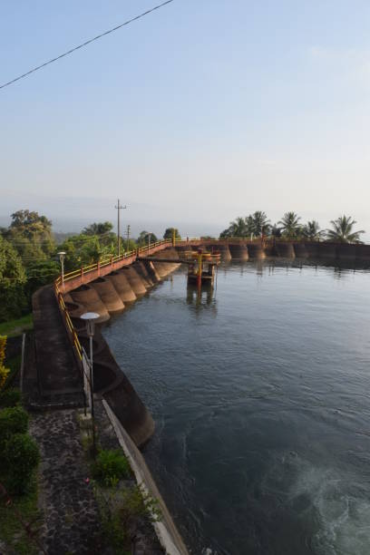 istock Hydroelectric dam of power plant 1069154408