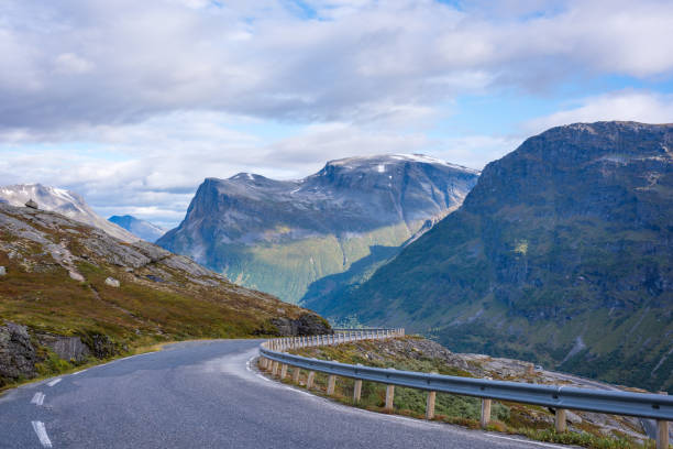 istock Road leading down from Geiranger mountain in Norrway, 1069155846