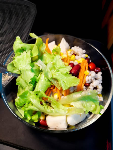 istock Fresh mixed vegetables salad and bright colors to eat. 1069166898