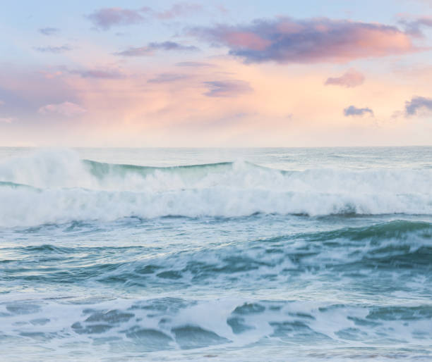 istock Summer ocean cloudy sunrise seascape 1069169190