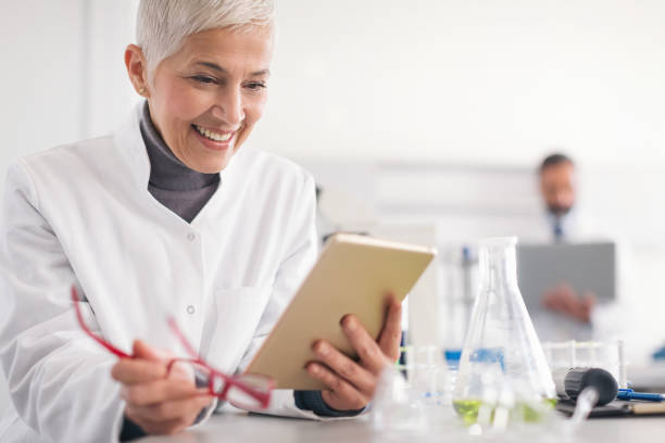 istock Senior female scientist working in laboratory 1069172662