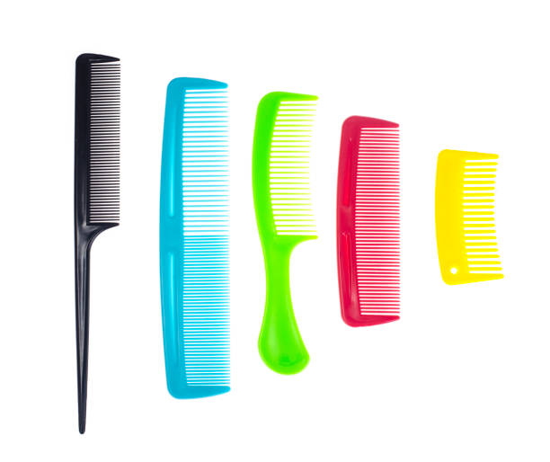 istock Set of color comb hair 1069175952
