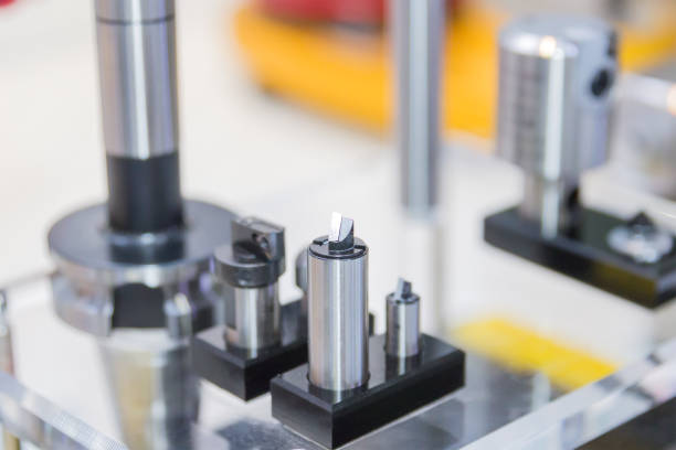 istock Industrial milling metal cutting tool with carbide cutter insert 1069202658