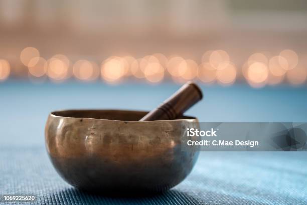 Singing Bowl Stock Photo - Download Image Now - Rin Gong, Zen-like, Noise