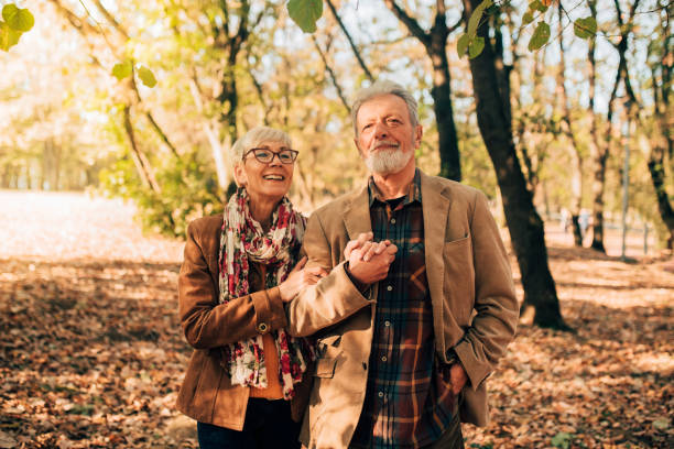 istock Happy couple at the park 1069228440