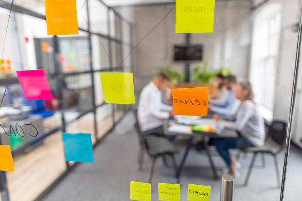 Young creative business people meeting at office.