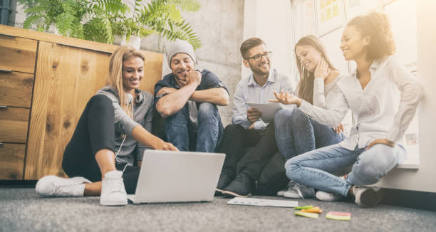 istock Young creative business people meeting at office. 1069228896