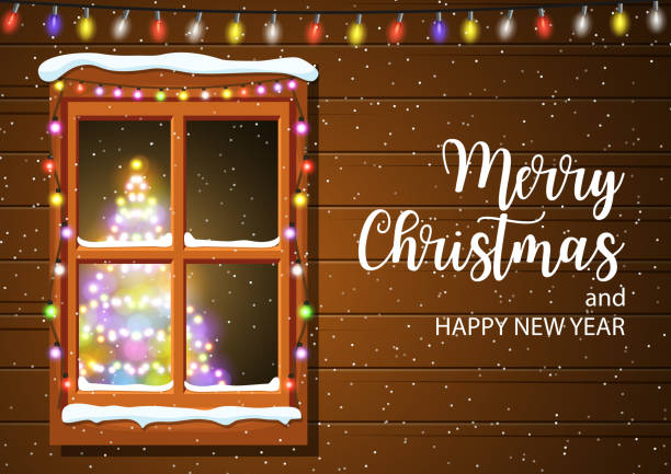 Ilustración de Ventana En Madera De La Pared En Navidad y más Vectores Libres de Derechos de Ventana - Ventana, Navidad, Nieve - iStock Ilustración de Ventana En Madera De La Pared En Navidad y más Vectores Libres de Derechos de Ventana - Ventana, Navidad, Nieve - iStock