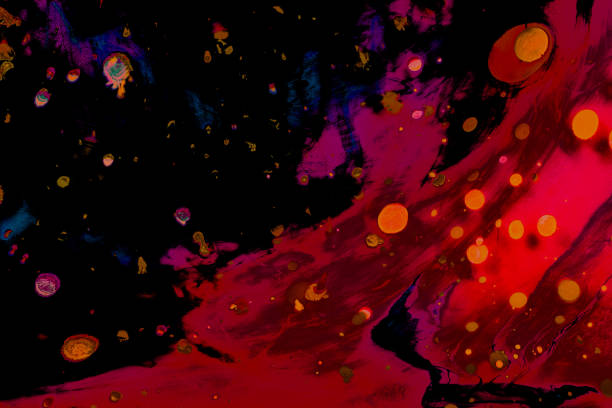 istock Abstract grunge art background texture with colorful paint splashes 1069235000