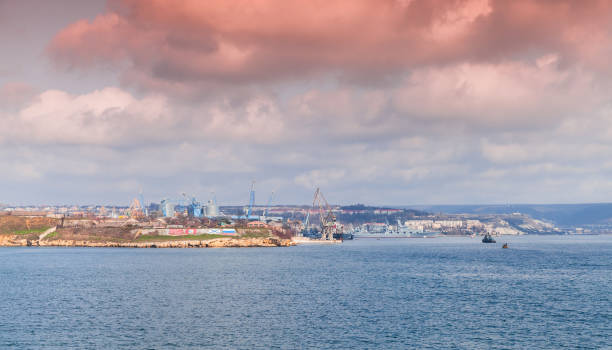 istock Sevastopol Bay, coastal cityscape 1069239264