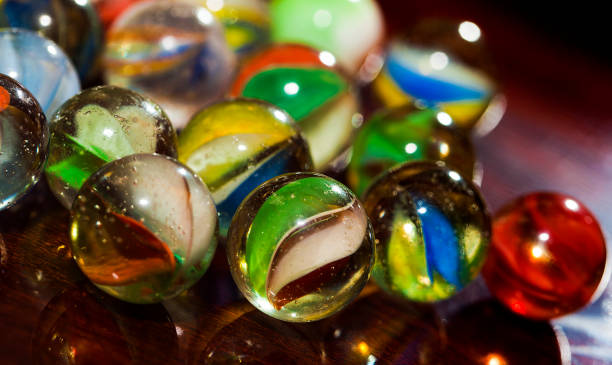 istock Game Toy Glass Round Ball Marble for Children 1069254794