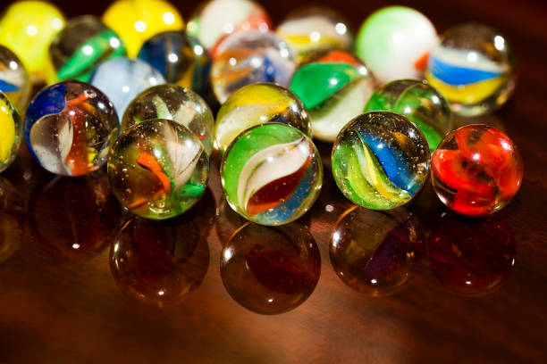 istock Game Toy Glass Round Ball Marble for Children 1069254852