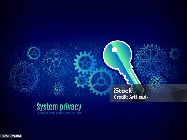 Authorization In The System User Authentication Stock Illustration ...