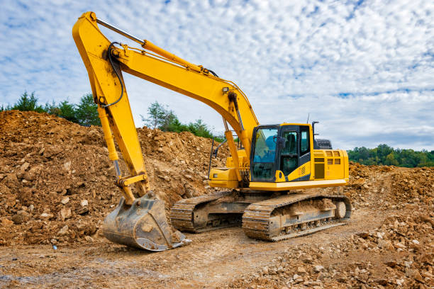 istock Excavator Earth Moving Equipment NOT CATERPILLER PRODUCT 1069283412