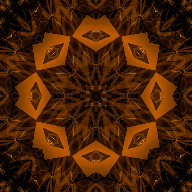istock kaleidoscope digital abstract mandala, oriental 1069308328