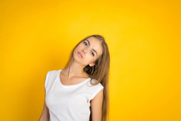 istock Happy pretty woman looking at the camera 1069315640