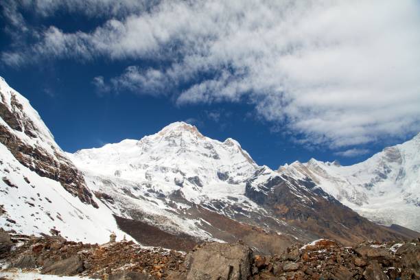 istock mount Annapurna south, Nepal Himalayas mountains 1069355584