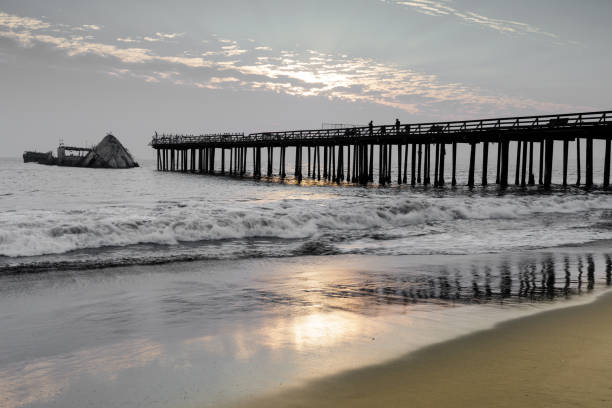 Seacliff State Beach, Santa Cruz County, California, USA.