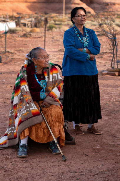 istock Two Senior Native American Grandmothers 1069410826