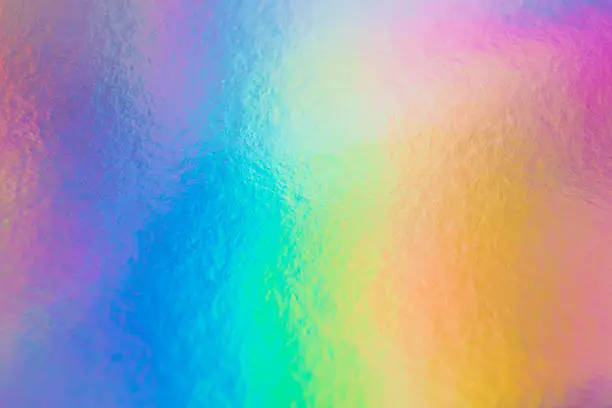 Photo of a colorful hologram paper