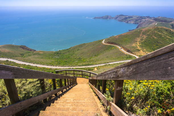 istock Landscape in Marin Headlands, San Francisco bay 1069436604