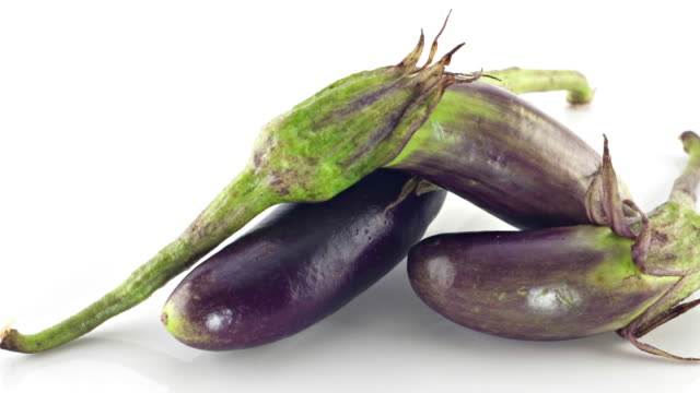 Isolated Eggplant group