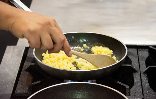 istock Chef preparing food, meal, in the kitchen, chef cooking, Chef decorating dish, closeup, Chef preparing food, meal, in the kitchen, chef cooking, Chef decorating dish, closeup, 1069442394