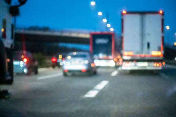 istock Highway jam early in the morning 1069454126