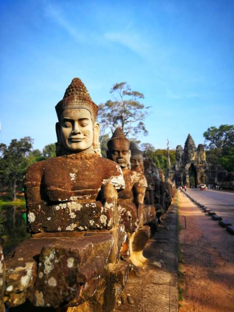 istock The good and the evil side of angkor wat 1069463174