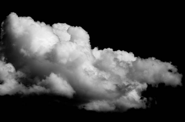istock Texture. background. Drawing. Photo for designers, a cloud on a black background 1069471828