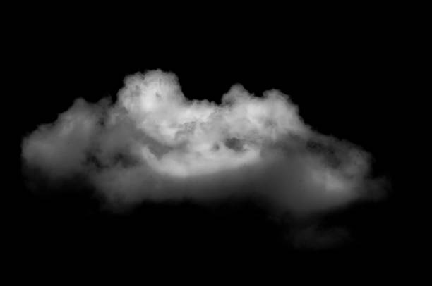 istock Clouds on a black background, convenient for designers. Cloudy stormy black and white dramatic sky background 1069472152