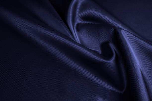 istock Texture, background, pattern. Fabric silk color cobalt, smalt, blue royal. 1069473670