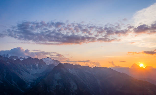 istock Swiss alps sunset colors 1069479736