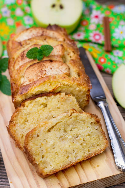 istock Sweet apple cake with cinnamon and sugar 1069485186