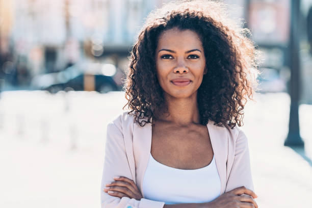 istock Smiling young African-American woman 1069488342