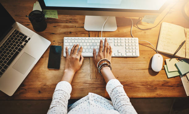 istock Productivity is in the hands of the hard worker 1069489824
