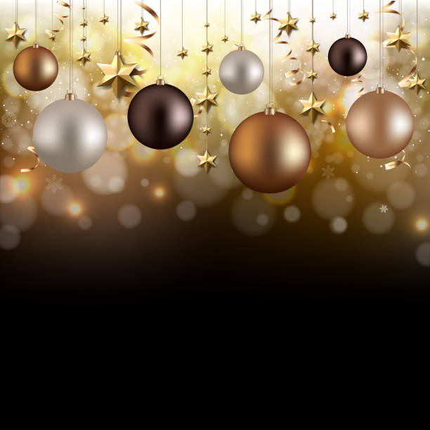 istock Christmas Garland With Ball And Star 1069514444