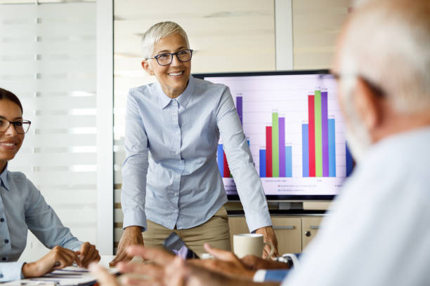 istock Business team in discussion over new business project 1069528410