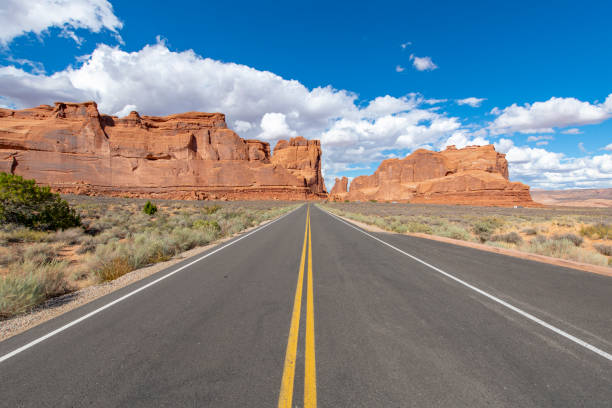 istock Road to Arches National Park, Utah, USA 1069535032
