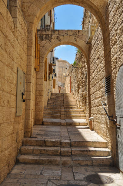 istock Narrow street in Jerusalem 1069540788