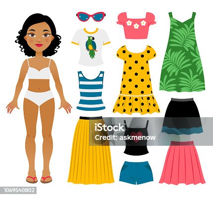 33,800+ Kids Summer Clothes Stock Illustrations, Royalty-Free